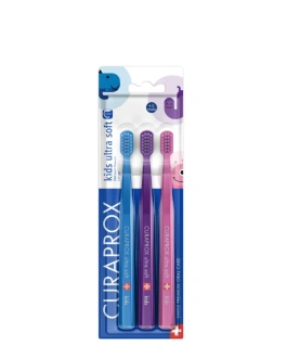 CURAPROX Kids Набор зубных щeток Ultra Soft Trio, 3 шт