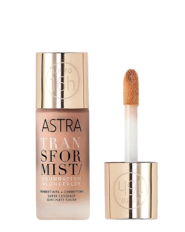 Astra Тональная основа для лица Transformist Foundation+Concealer, 18 мл