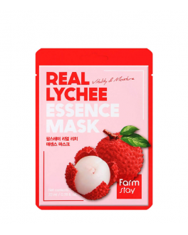 FarmStay Mască hidratantă din țesătură Real Lychee, 1 buc