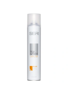 Farcom Lac de păr cu fixare puternică Seri Hair Spray UV Filter Anti- Frizz Protection Volume, 400 ml