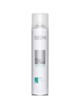 Farcom Lac de păr cu fixare normală Seri Hair Spray UV Filter Anti- Frizz Protection Soft, 400 ml