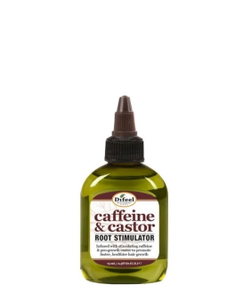 Difeel Стимулятор роста волос Caffeine and Castor, 75 мл