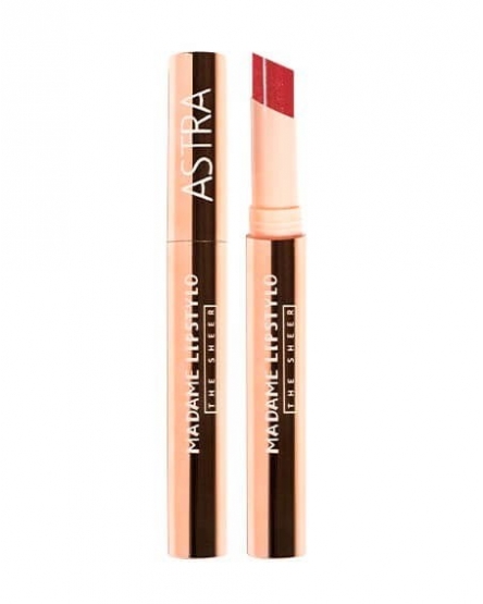 Astra Помада для губ Madame Lipstylo The Sheer, 3 г