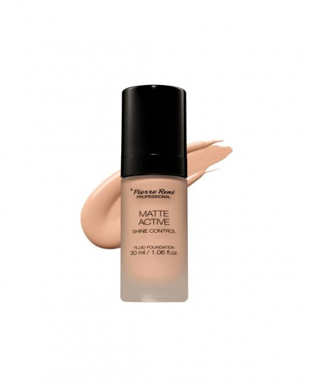 Pierre Rene Fond de ten fluid mat Matte Active Fluid Foundation, 30 ml