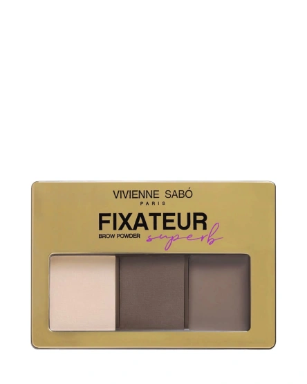 VS Палетка для бровей Fixateur Brow Powder Superb, 4 г