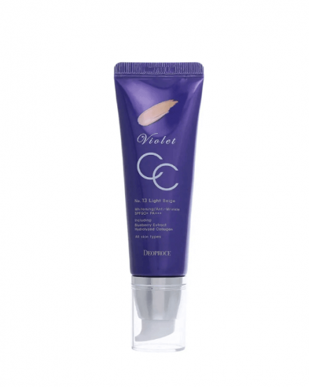 Deoproce СС крем для лица Violet CC SPF 50+ PA+++, 50 г