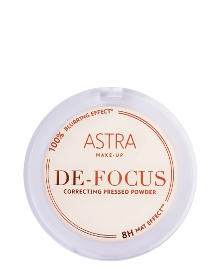 Astra Pudră pentru uniformizarea pielii De-Focus, 10 g