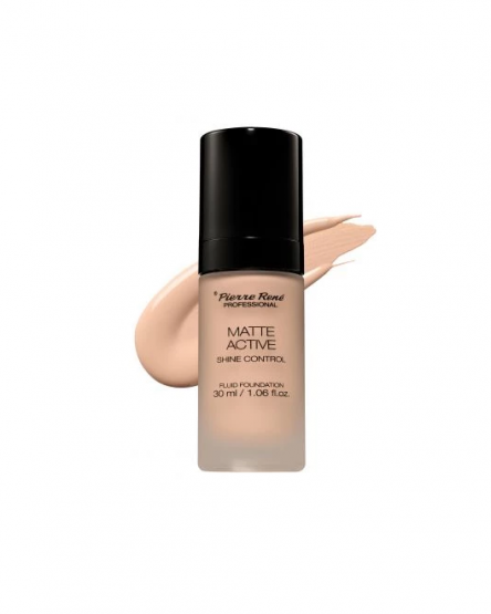 Pierre Rene Fond de ten fluid mat Matte Active Fluid Foundation, 30 ml