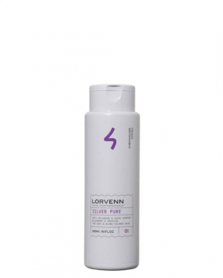 LORVENN Шампунь для обесцвеченных и мелированных волос Silver Pure