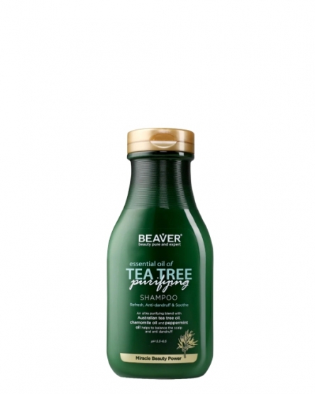 BEAVER Șampon calmant pentru păr Tea Tree Purifying
