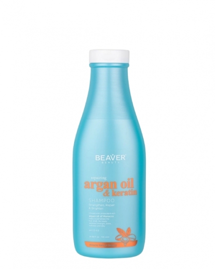 BEAVER Șampon regenerant pentru păr Argan Oil and Keratin