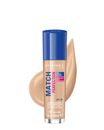 RIMMEL Тональный крем Match Perfection SPF20, 30 мл