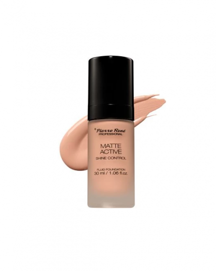 Pierre Rene Fond de ten fluid mat Matte Active Fluid Foundation, 30 ml
