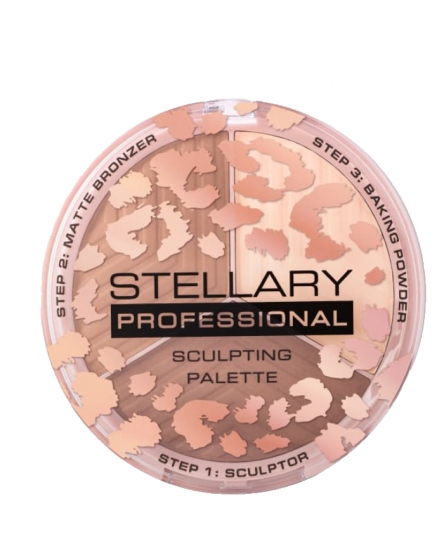 Stellary Палетка для контуринга Sculpting Palette 3 in 1, 11.4 г