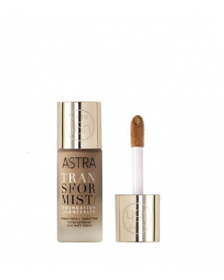  Astra Fond de ten pentru față Transformist Foundation+Concealer, 18 ml