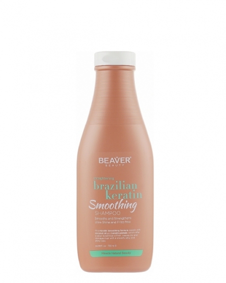 BEAVER Șampon pentru elasticitatea părului Brazilian Keratin