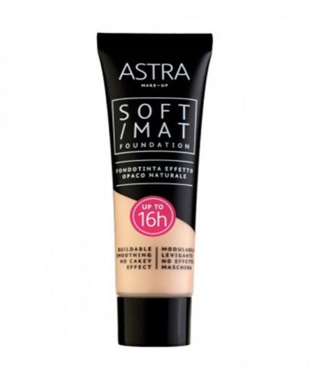 Astra Матирующая тональная основа Soft Mat Foundation, 30 мл