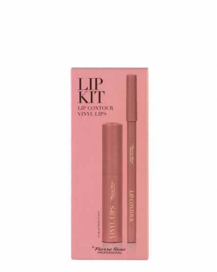 Pierre Rene Set pentru machiajul buzelor Lip Kit, 2 buc
