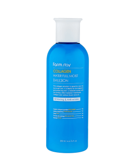 FarmStay Emulsie hidratantă cu colagen Collagen Water Full Moist Emulsion, 200 ml