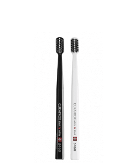 CURAPROX Набор зубных щеток CS 5460 Black is White, 2 шт