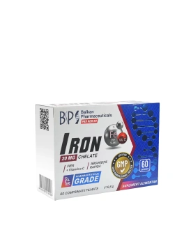Balkan Pharmaceuticals Пищевая добавка Iron Chelate, 60 таб