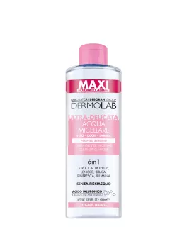 Dermolab Apă micelară pentru pielea sensibilă 6 în 1 Ultra Delicata, 400 ml