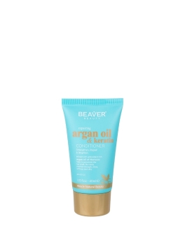 BEAVER Balsam regenerant pentru păr Argan Oil and Keratin, 40 ml