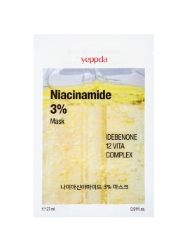 Yeppda Осветляющая тканевая маска Niacinamide 3%, 1 шт