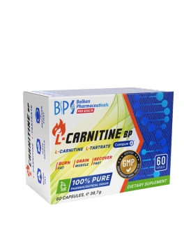 Balkan Pharmaceuticals Supliment alimentar L-Carnitine BP, 60 caps