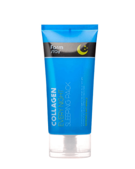 FarmStay Mască de noapte hidratantă cu colagen Collagen Every Night, 120 ml