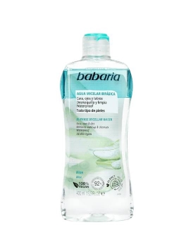 Babaria Apă micelară bifazică Aloe, 400 ml