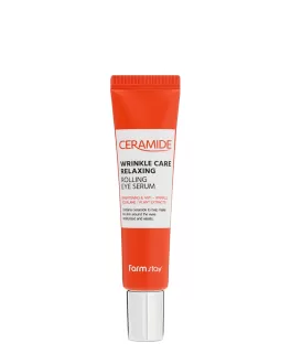 FarmStay Ser fortifiant pentru pleoape Ceramide Wrinkle Care Relaxing, 25 ml